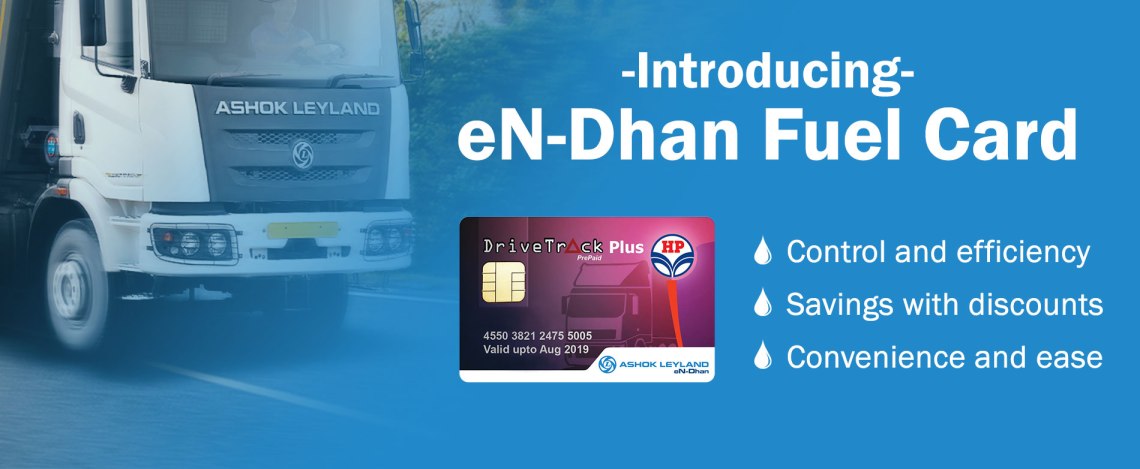 Ashok Leyland eN- Dhan fuel card